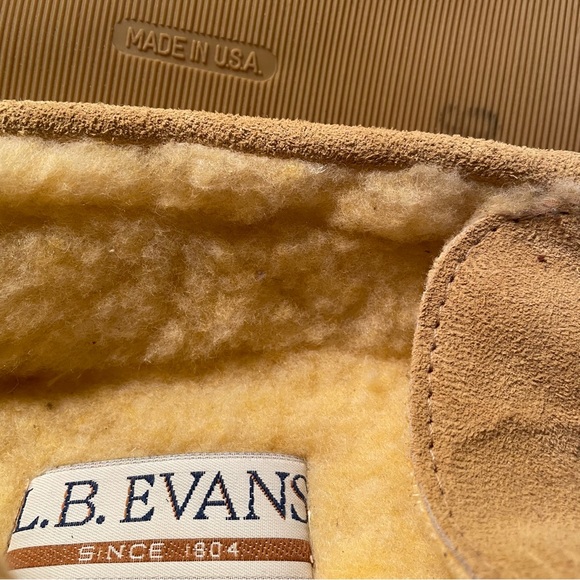 L.B.Evans Cozy Slippers Woman’s Size 9 Made in USA - Picture 4 of 8